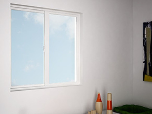 Ventana Para Baño Corrediza 80x40 Marco 35mm Con Vidrio