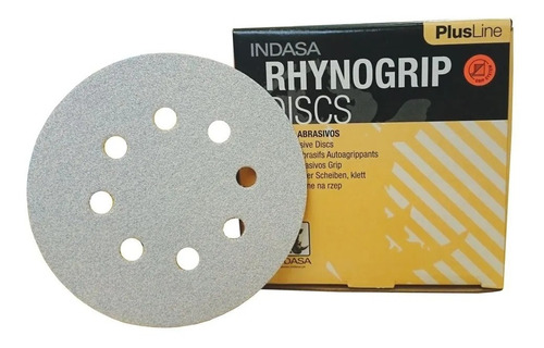 Kit Com 50 Disco De Lixa 6f Rhynogrip Plus P800 Indasa