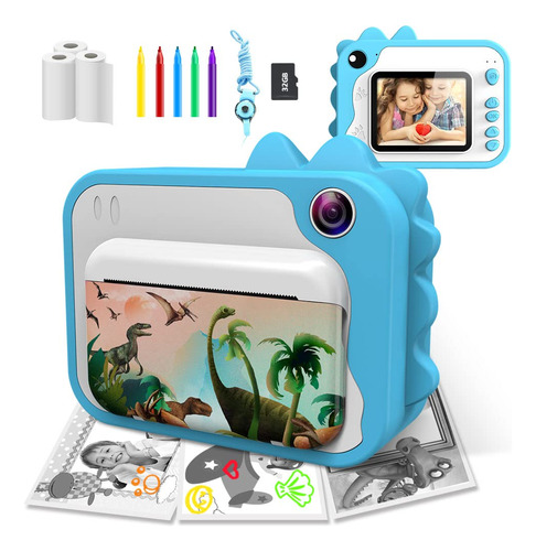 Camara Para Ninos De Impresion Instantanea, Camara Instantan