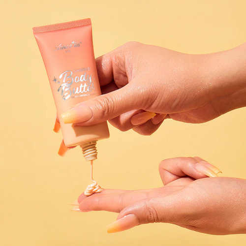 Crema Corporal Con Acido Hialuronico Shimmer Butter Amor Us Fragancia Coco