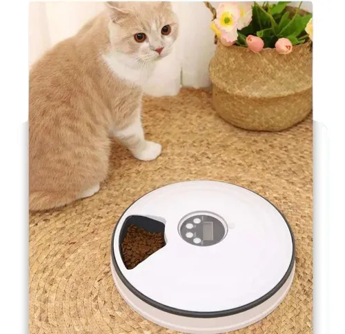Dispensador Automático De Alimento Para Perros Y Gatos
