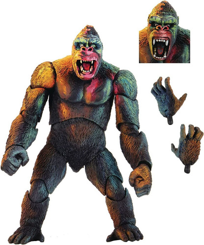 Figura De King Kong Edición Ilustrada En Color