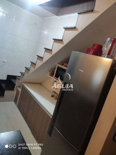 Imagem 6 de 18 de Cobertura Com 2 Dormitórios À Venda, 55 M² + 55 M² Por R$ 380.000 - Vila Tibiriçá - Santo André/sp - Co1130