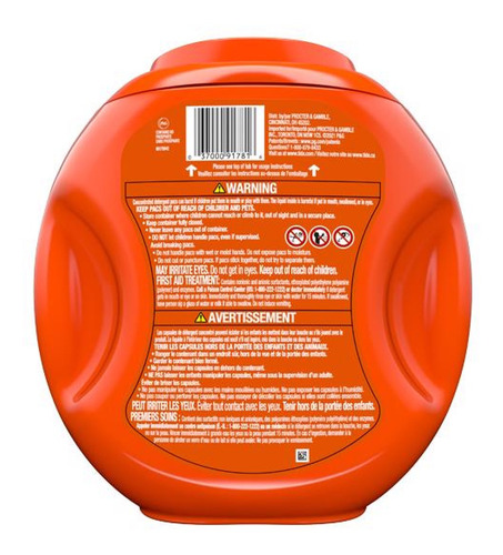 Imagen 2 de 9 de Tide Detergente Capsulas Pods Sm Caja De 4 Envases X 81 Ct