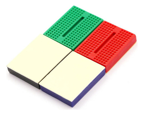 5x Mini Protoboard 170 Pontos Breadboard Para Arduino