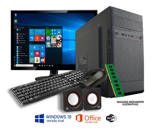Computador I5 8ºg Ram 8gb Ddr4 Ssd480 Tela 21 Wifi