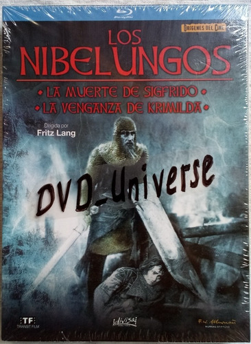 Blu-ray Los Nibelungos. Fritz Lang Digipack 2 Discos Blu-ray