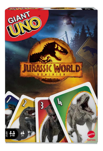 Mattel Games Uno Giant Jurassic World Dominion