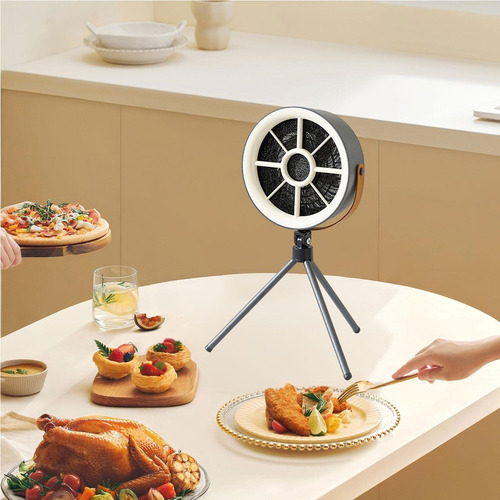 Campana Extractora Portátil Con Extractor De Aire Y Gris,usb