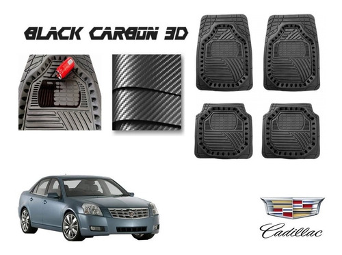 Tapetes Premium Black Carbon 3d Cadillac Bls 2007 A 2008