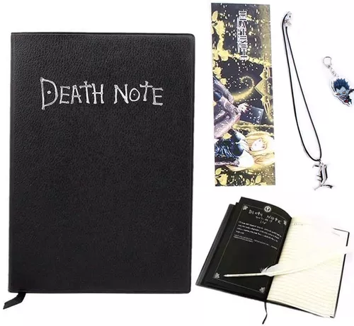 Caderno Death Note Cosplay Caderno Moda Anime Nota Morte Notas Diárias Notas  Notas Morte Capa Caderno Ótima Ideia de Presente Brochura Pode ser usado  como Diário e Caderno Durável e Deft