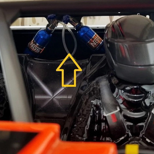 3 Botellas De Nitrógeno Nos Simuladas En Metal Para 1/10 Rc