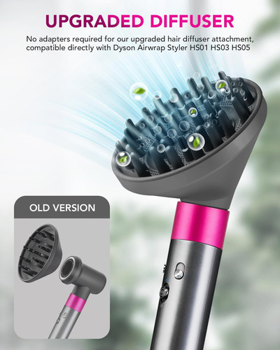 Accesorio De Boquilla Difusora Para Dyson Airwrap Styler Tos
