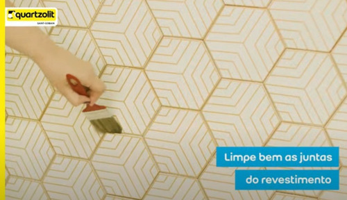 Rejunte Epóxi Bicomponente Glitz Prata 400ml Quartzolit