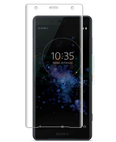 Mica Vidrio Templado Sony Xperia Xz2 Compact 3d Transparente