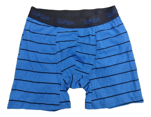 Boxer Dufour Rayado Azul Francia Talle L Hombre Elastico