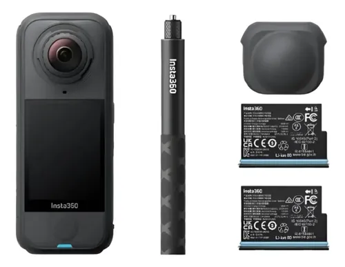 Câmera Insta360 X4 Air Starter Bundle Com Acessórios Preto
