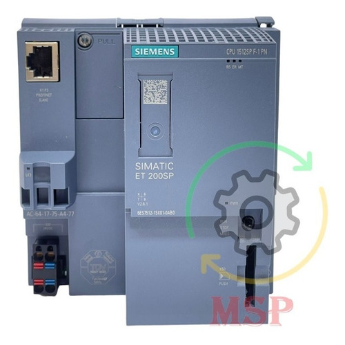 6es7 512-1sk01-0ab0 Clp Siemens Cpu1512sp F-1 Pn Et 200sp