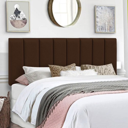 Cabeceira Adesiva Estofada Para Quarto Cama Box Kit 17 Placa