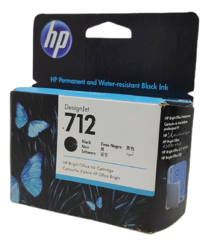 Kit Com 12 Cartuchos 712 De Cada Cor Hp C/ Preto 38ml T250