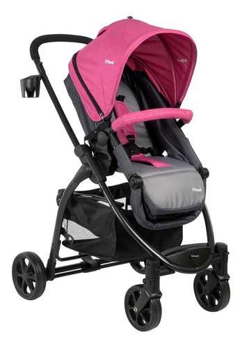 Carriola Bebe Prinsel Prima Con Portabebe Ts Rosa