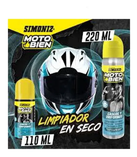 Kit 3 Productos Simoniz Limpieza Motos Y Cascos