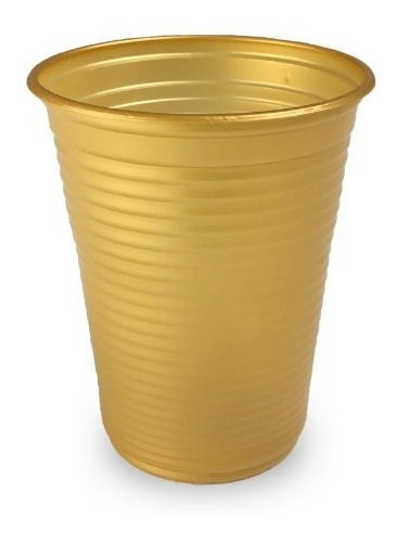 Vaso Fiestita Color Dorado 200ml- Pack X50  - Baldivia 