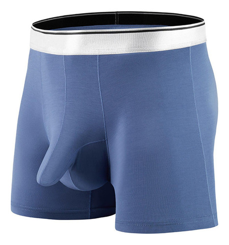 Boxers De Seda De Hielo, Estilo Fino, Sin Trazas, Moda, Nego