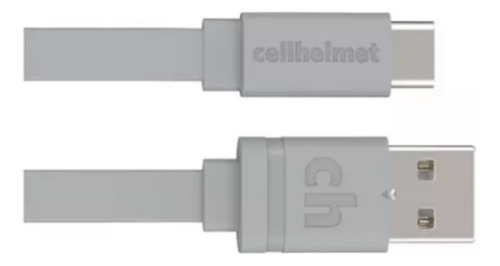 Cable Usb-c A Usb-a 90 Cms. Sincronización Y Carga Color Gris