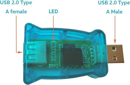 Aislador Usb Dsd Tech Sh-g01a Con Chip Adum3160 De 12 M (...