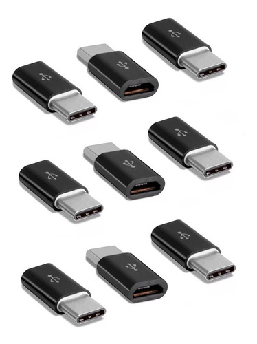 Convertidor Adaptador Usb Para Tipo C Entrega Hoy 9 Unidades