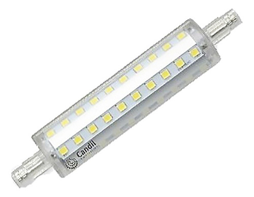 Lampara-foco Led Reemplazo Cuarzo 118mm Candil 15w R7s Color de la luz Fria/Dia