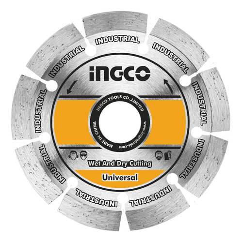 Disco Para Acanaladora Ingco 5 X 22.2 Mm Color Amarillo