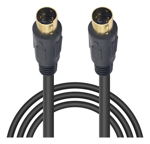 Poyiccot S-video Cable De 9.8 Pies, Mini Din 4 Pines S-video