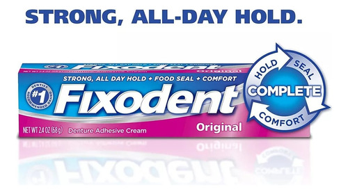 Fixodent Complete Original  Crema Adhesiva Para Dentaduras 