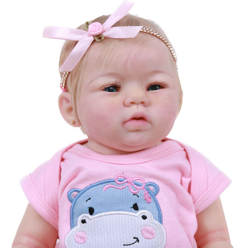 Bebê Reborn Menina Original 100% Silicone