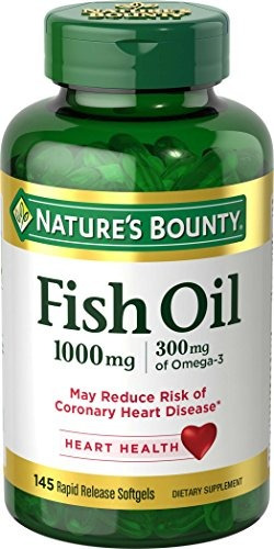 Aceite De Pescado Nature's Bounty Omega-3 1000 Mg Softgels 1
