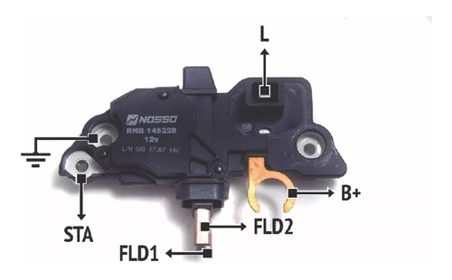 Regulador De Voltaje Sistema Bosch Bora, Golf, Passat, Audi