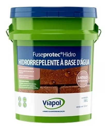 Silicone Fuseprotec Hidro Base Agua Repelacqua Viapol 18l