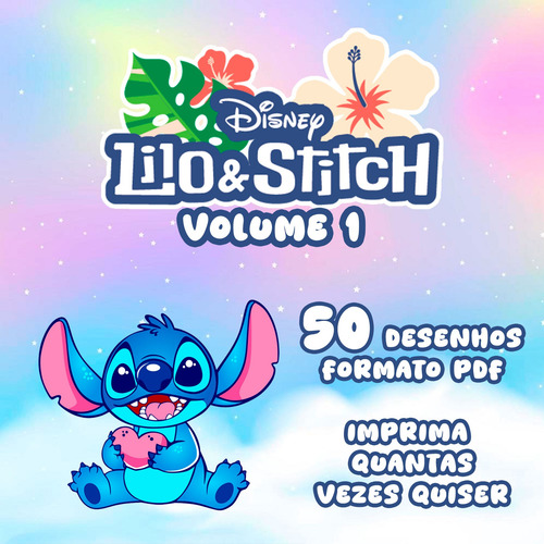 Livro De Colorir Lilo Stitch Estilo Bobbie Goods Digital Pdf