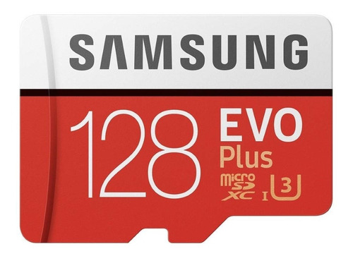 Tarjeta Micro Sd Samsung Evo Plus 128gb 90m/s U3 4k Original