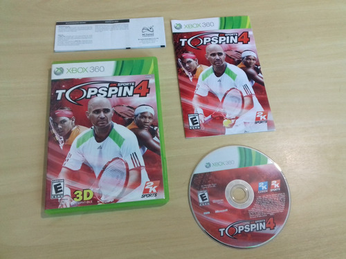 Top Spin 4 - Xbox 360 - Completo - Original - Tenis