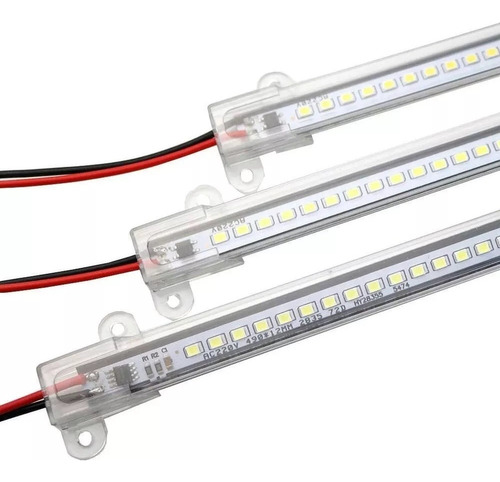 03 Barra Led 2835 110 Ou 220v P/ Expositor - Não Usa Fonte