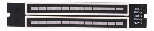 3 Indicadores De Nivel De Música Led Dual Spectrum Vu Meter