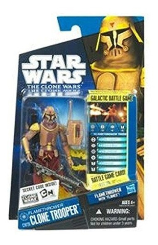 Star Wars Clone Wars Animated 2010 Figura Lanzallamas Soldad