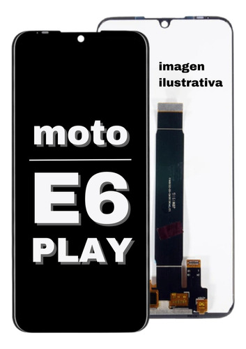 Modulo Pantalla Motorola E6 Play Xt2029 Display S/marco