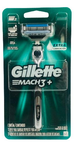 Gillette Maquina Mach3 Para Afeitar Orig Ar1 01071 Ellobo