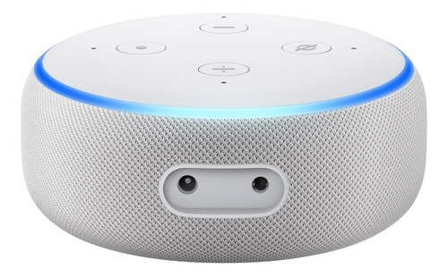Imagen 3 de 4 de Amazon Echo Dot 3rd Gen with clock con asistente virtual Alexa, pantalla integrada sandstone 110V/240V