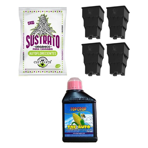 Kit Cultivo Cultivate Auto 80l Top Auto 250ml Root House