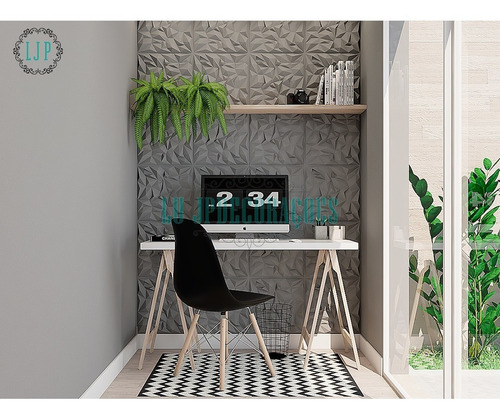 Imagem 10 de 10 de Kit 13m² Placas Pvc 3d Revestimento De Parede 50x5